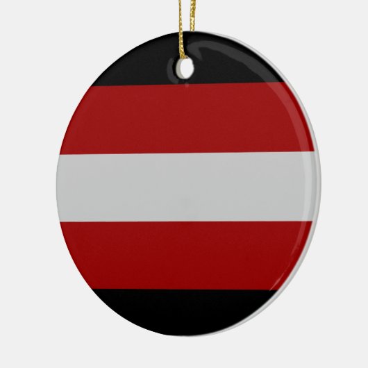 Vlag van satanisme keramisch ornament (Links)