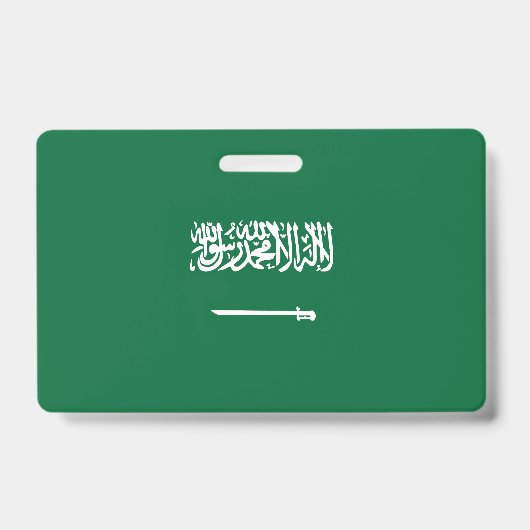 Vlag van Saudi-Arabië Badge (Voorzijde)