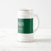 Vlag van Saudi-Arabië Bierpul (Voorkant rechts)