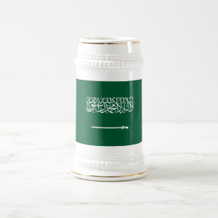 Vlag van Saudi-Arabië Bierpul
