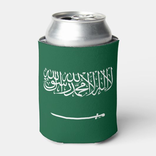 Vlag van Saudi-Arabië Blikjeskoeler (Blikje Voorkant)