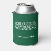Vlag van Saudi-Arabië Blikjeskoeler (Blikje Achterkant)