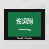 Vlag van Saudi-Arabië Briefkaart (Voorkant)