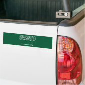 Vlag van Saudi-Arabië Bumpersticker (Op Truck)