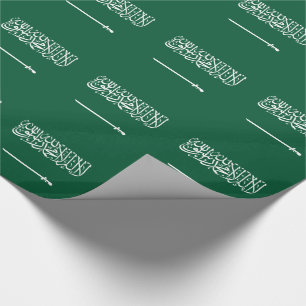 Vlag van Saudi-Arabië Cadeaupapier