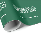 Vlag van Saudi-Arabië Cadeaupapier (Rol Hoek)