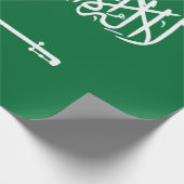 Vlag van Saudi-Arabië Cadeaupapier (Hoek)