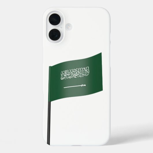 Vlag van Saudi-Arabië Case-Mate iPhone Case (Achterkant)