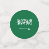 Vlag van Saudi-Arabië Confetti (Kleine voorkant)