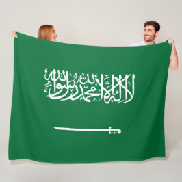 Vlag van Saudi-Arabië Fleece Deken