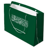 Vlag van Saudi-Arabië Groot Cadeauzakje (Achterkant Gekanteld)