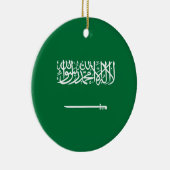 Vlag van Saudi-Arabië Keramisch Ornament (Rechts)