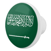 Vlag van Saudi-Arabië Keramische Knop (Rechts)