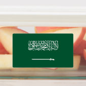 Vlag van Saudi-Arabië Labels (Aangebracht)