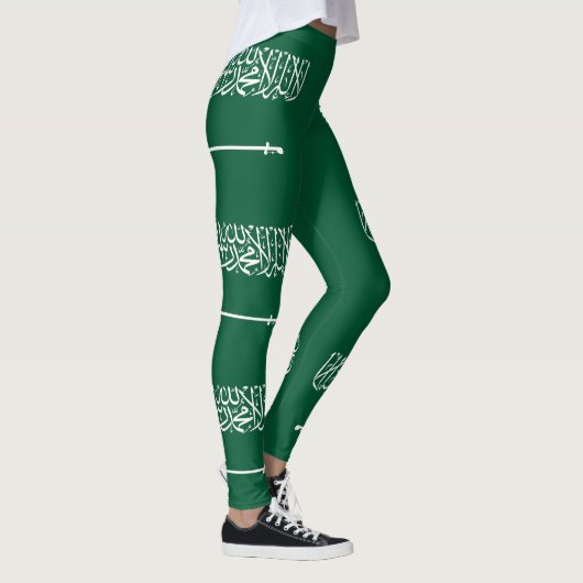 Vlag van Saudi-Arabië Leggings (Rechts)