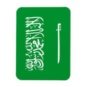 Vlag van Saudi-Arabië Magneet (Verticaal)
