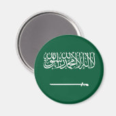 Vlag van Saudi-Arabië Magneet (Voorkant / Achterkant)