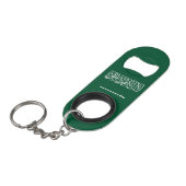 Vlag van Saudi-Arabië Mini Flessenopener (Voorkant Gekanteld)