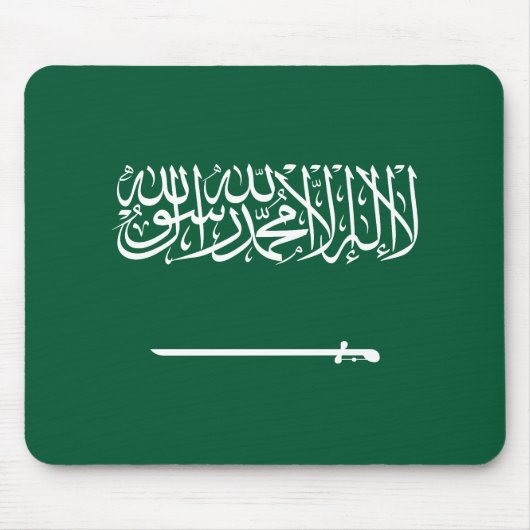 Vlag van Saudi-Arabië Muismat (Voorkant)