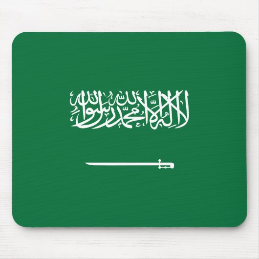 Vlag van Saudi-Arabië Muismat (Voorkant)