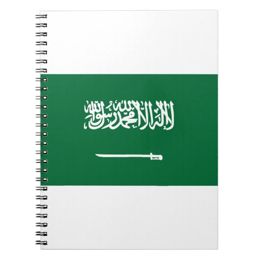 Vlag van Saudi-Arabië Notitieboek (Voorkant)