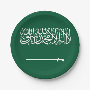 Vlag van Saudi-Arabië Papieren Bordje