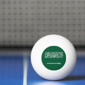 Vlag van Saudi-Arabië Pingpongbal (Net)