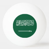 Vlag van Saudi-Arabië Pingpongbal (Achterkant)