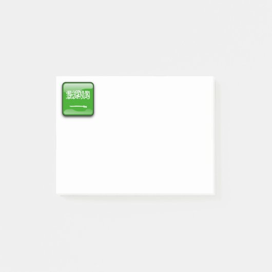 Vlag van Saudi-Arabië Post-it® Notes (Voorkant)