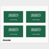 Vlag van Saudi-Arabië Rechthoekige Sticker (Vel)