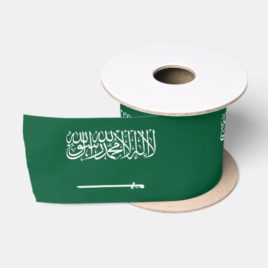 Vlag van Saudi-Arabië Satijnen Lint (Spoel)