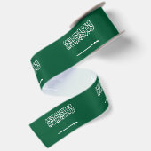 Vlag van Saudi-Arabië Satijnen Lint (Achterkant)
