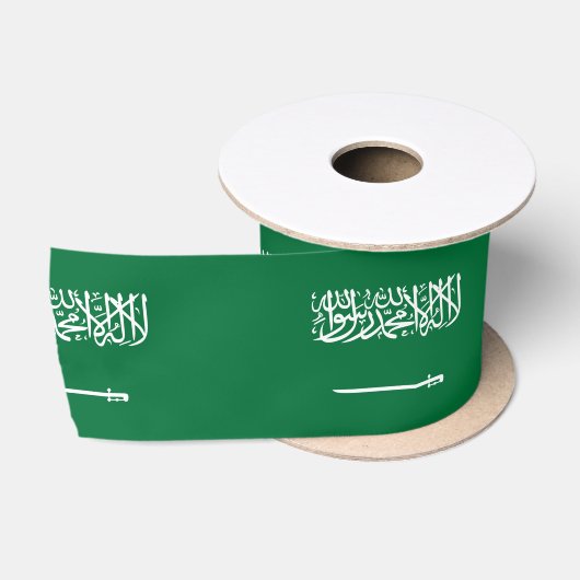 Vlag van Saudi-Arabië Satijnen Lint (Spoel)
