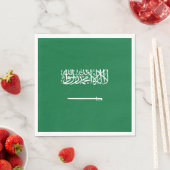 Vlag van Saudi-Arabië Servet (Insitu)