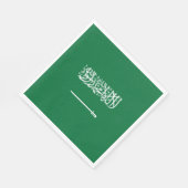 Vlag van Saudi-Arabië Servet (Hoek)