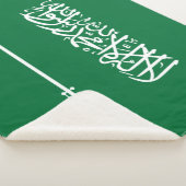 Vlag van Saudi-Arabië Sherpa Deken (3/4)