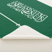 Vlag van Saudi-Arabië Sherpa Deken (3/4)