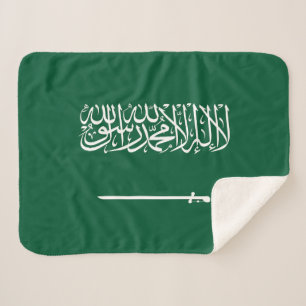 Vlag van Saudi-Arabië Sherpa Deken
