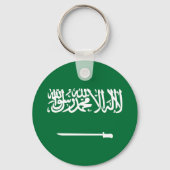 Vlag van Saudi-Arabië Sleutelhanger (Voorkant)