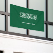 Vlag van Saudi-Arabië Spandoek (Buitenkant Gebouw)