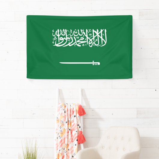 Vlag van Saudi-Arabië Spandoek (Insitu)