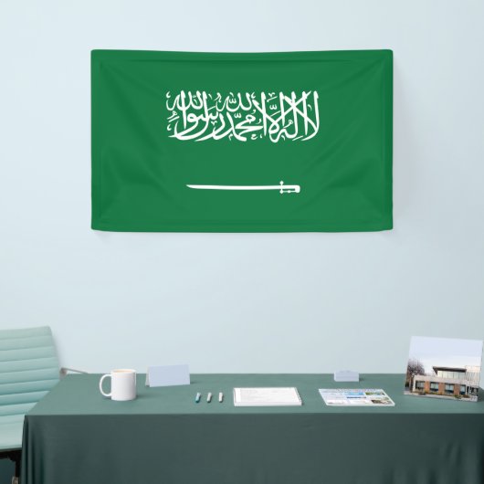Vlag van Saudi-Arabië Spandoek (Beurs)