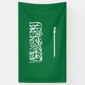 Vlag van Saudi-Arabië Spandoek (Verticaal)
