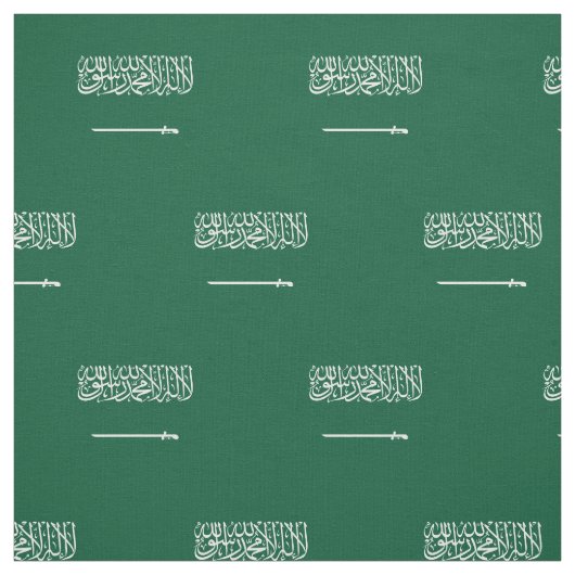 Vlag van Saudi-Arabië Stof (Swatch)
