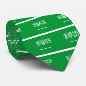 Vlag van Saudi-Arabië Stropdas (Opgerold)