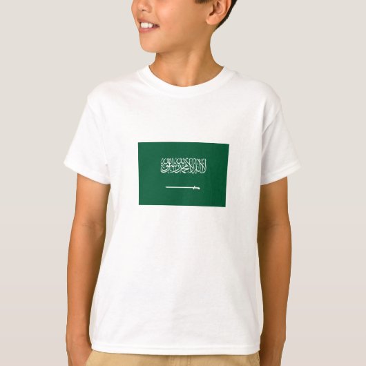 Vlag van Saudi-Arabië T-shirt (Voorkant)
