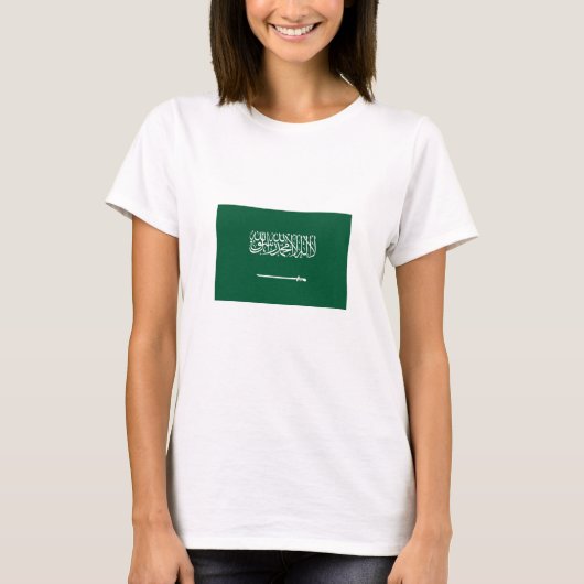 Vlag van Saudi-Arabië T-shirt (Voorkant)
