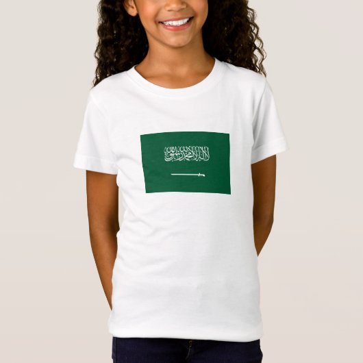 Vlag van Saudi-Arabië T-shirt (Voorkant)