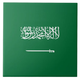 Vlag van Saudi-Arabië Tegeltje