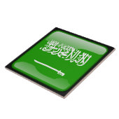 Vlag van Saudi-Arabië Tegeltje (Zijkant)